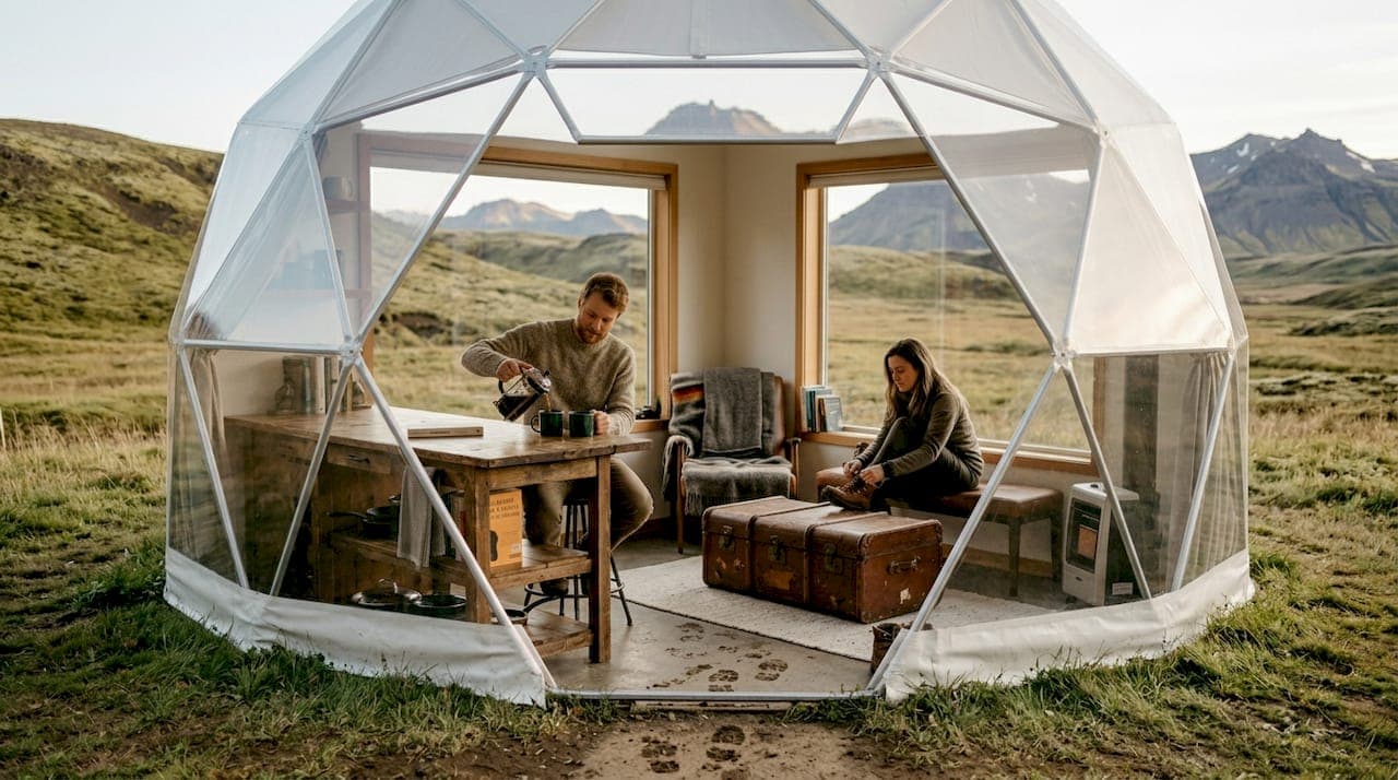 Descubre el glamping en Islandia: lujo y naturaleza