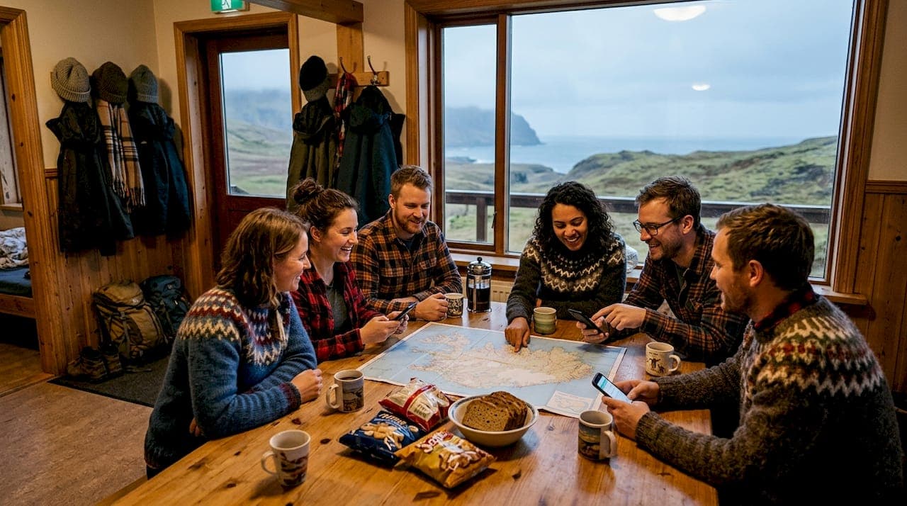 Alojamiento grupal en la costa sur de Islandia: guía