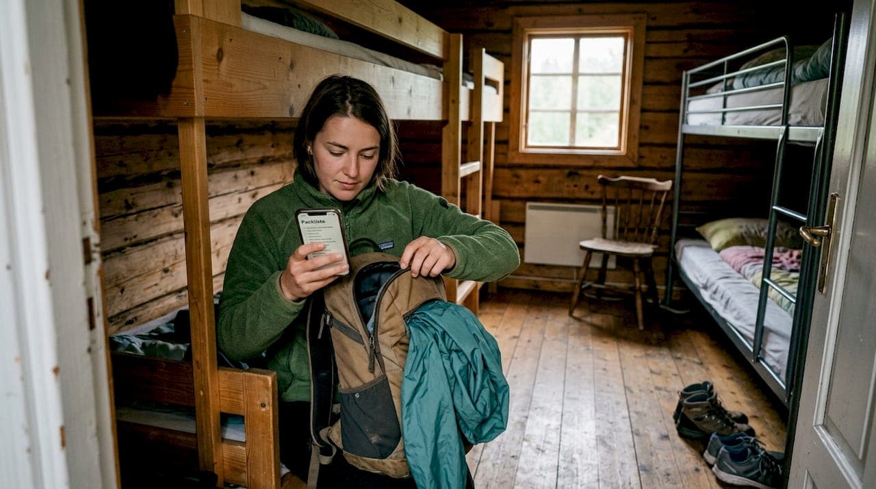 Hostel-Übernachtung in Island: Workflow für Reisende