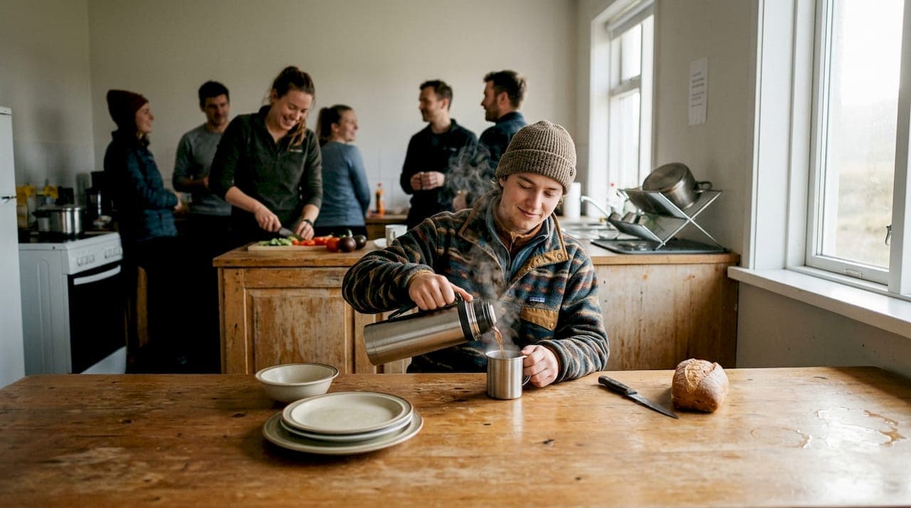 Hostel-Atmosphäre: Geselligkeit & Abenteuer in Süd-Island