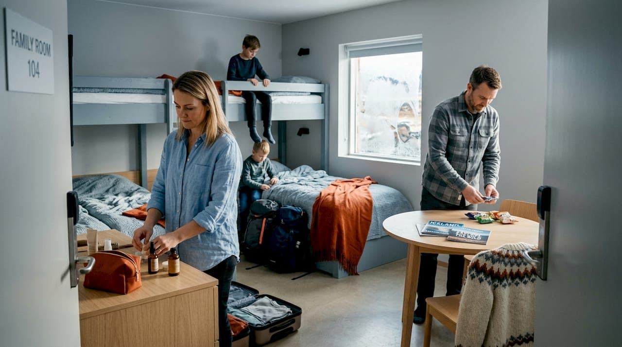 Family rooms in hostels: your guide to affordable Iceland stays