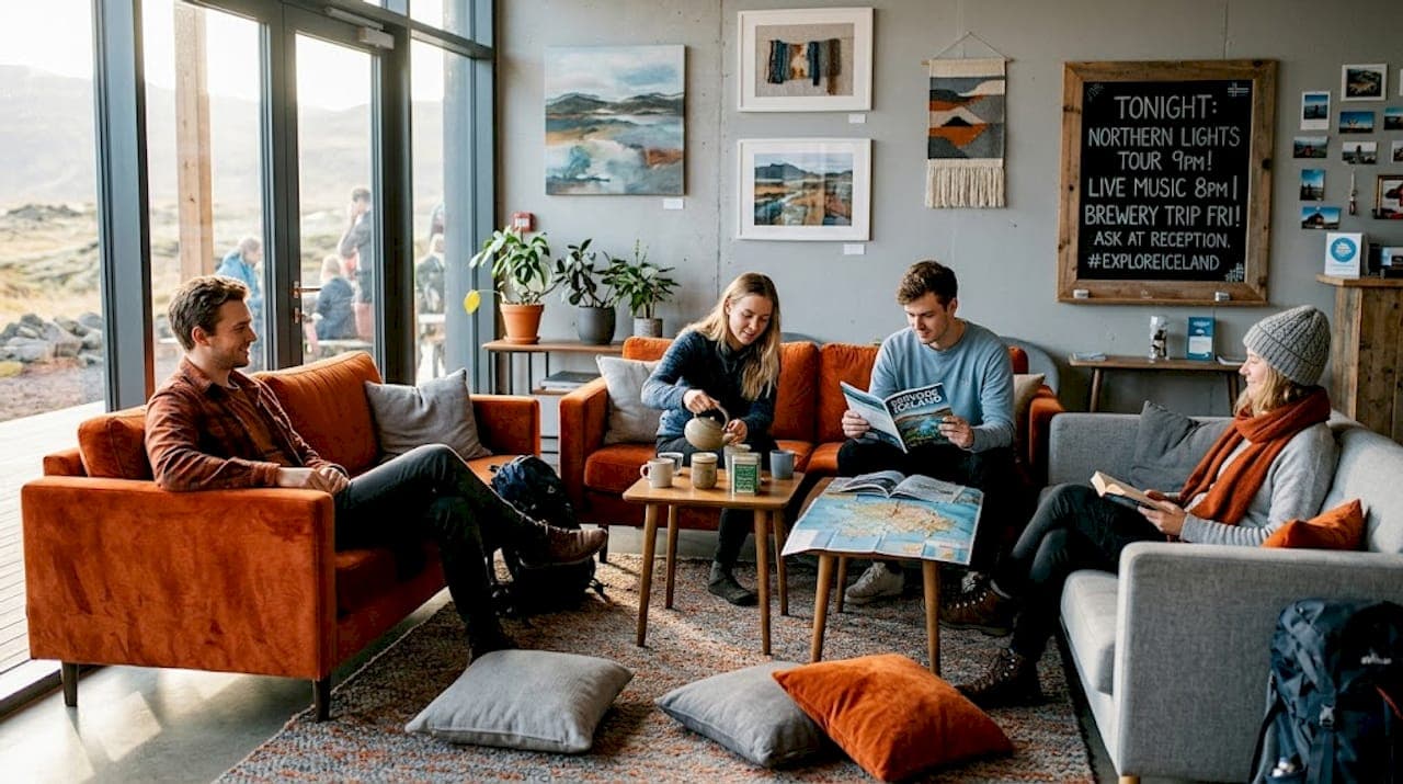 Book direct with hostels to save and connect in Iceland