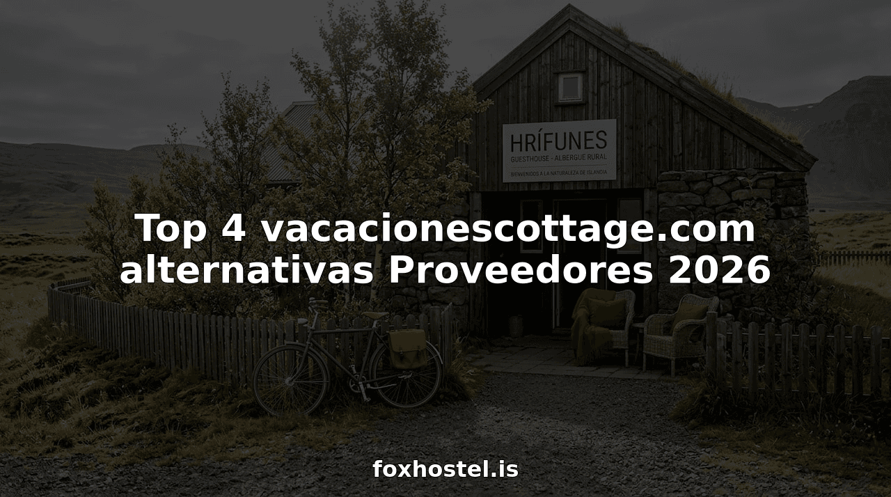 Top 4 vacacionescottage.com alternativas Proveedores 2026