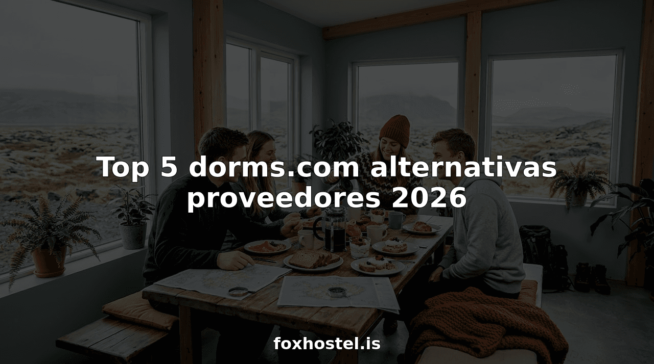 Top 5 dorms.com alternativas proveedores 2026