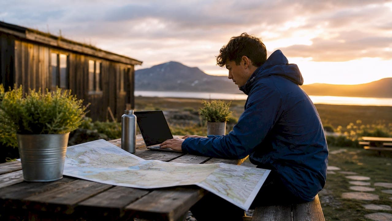 Pasos para reservar actividades desde un hostel en Islandia